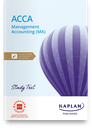 [978-1-83996-210-3] ACCA Management Accounting MA/FMA Study Text 2025 - 2026