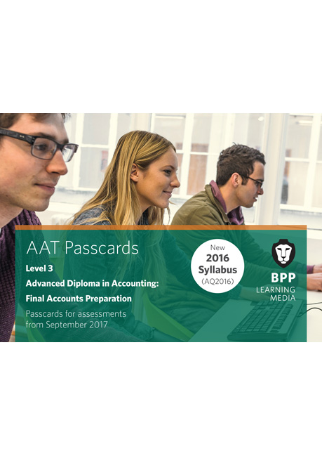 AAT Final Accounts Preparation Level 3 Passcards 