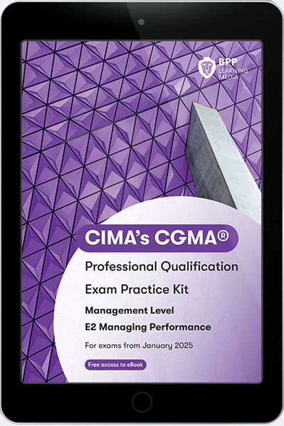 E2 CIMA (eBook) Managing Performance Exam Kit 2025