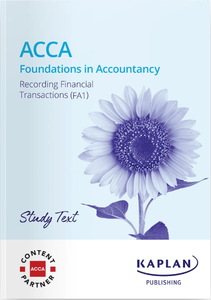 [978-1-83996-201-1] ACCA Recording Financial Transactions (FA1) Study Text 2025 - 2026