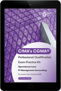 [9781035518869 (ebook) Not printable or downloadable] P1 CIMA (eBook) Management Accounting Exam Kit 2025