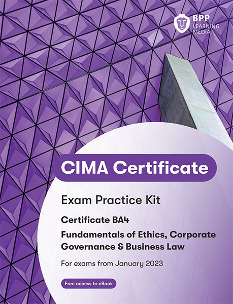 BA4 (eBook) Fundamentals of Ethics, Corp. Governance &amp; Bus. Law Exam Kit 2026