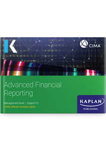 CIMA Advanced Financial Reporting (F2) Revision Cards 2026