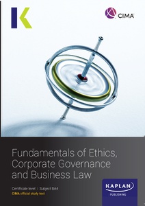 [9781839967597] CIMA BA4 Fundamentals of Ethics, Corporate Governance and Business Law Study Text 2026