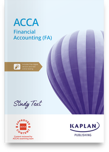 [9781839963575 (non-printable &amp; excludes myKaplan access)] ACCA  (eBook) Financial Accounting (FA) Study Text 2025 - 2026